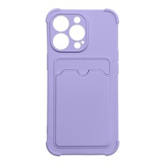 Hurtel Card Armor Case cover skirtas iPhone 13 Pro, violetinis kaina ir informacija | Telefono dėklai | pigu.lt