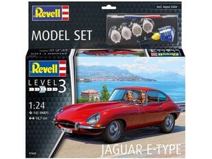 Конструктор Revell - Jaguar E-Type Coupé, подарочный набор, 1/24, 67668 цена и информация | Конструкторы и кубики | pigu.lt