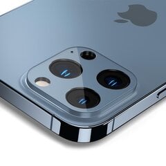 Spigen Optik Lens Protector, iPhone 13 Pro/13 Pro Max Sierra Blue kaina ir informacija | Apsauginės plėvelės telefonams | pigu.lt