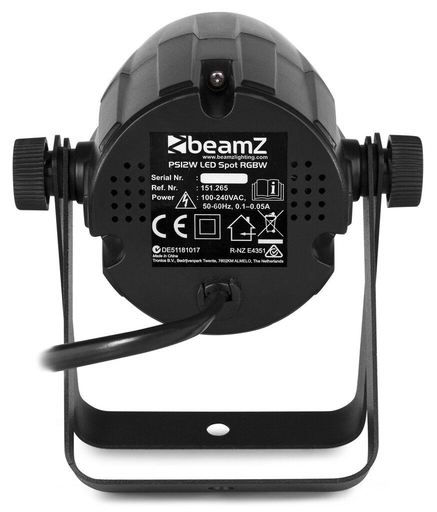 beamZ PS12W LED Spot 12W RGBW IR kaina ir informacija | Dekoracijos šventėms | pigu.lt