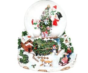 Снежный пузырь с музыкой, XXL цена и информация | Рождественские украшения | pigu.lt