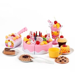 Детский праздничный торт, 75 элементов цена и информация | Игрушки для девочек | pigu.lt