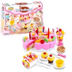 Детский праздничный торт, 75 элементов цена и информация | Игрушки для девочек | pigu.lt