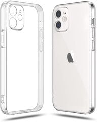 Dėklas telefonui Crystal Clear Hard case integrated tempered glass Soundberry skirtas Apple iPhone 12 mini kaina ir informacija | Telefono dėklai | pigu.lt