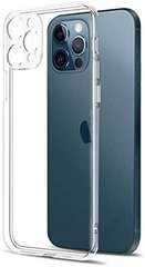Dėklas telefonui Crystal Clear Hard case integrated tempered glass Soundberry skirtas Apple iPhone 12 Pro Max kaina ir informacija | Telefono dėklai | pigu.lt