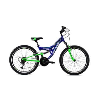 Детский велосипед Capriolo MTB CTX240 24", синий/зелёный цена и информация | Велосипеды | pigu.lt