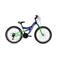 Dviratis vaikams Capriolo MTB CTX240 24", mėlynas/žalias kaina ir informacija | Dviračiai | pigu.lt