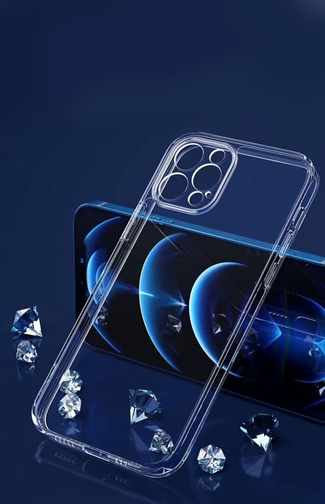 Dėklas telefonui Crystal Clear Hard case integrated tempered glass Soundberry skirtas Apple iPhone 13 цена и информация | Telefono dėklai | pigu.lt