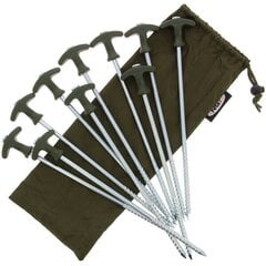 Palapinės kuoliukų rinkinys Bivvy, 30 cm, 10 vnt. цена и информация | Палатки | pigu.lt