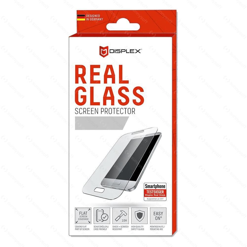 Displex 00837 Real Glass 2D Sony Xperia XZ1 kaina ir informacija | Apsauginės plėvelės telefonams | pigu.lt