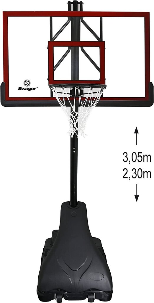 Krepšinio stovas Swager Lux kaina ir informacija | Krepšinio stovai | pigu.lt