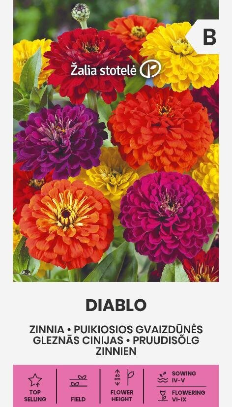 Puikiosios jurgininės gvaizdūnės Diablo цена и информация | Gėlių sėklos | pigu.lt