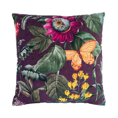 Pagalvė Home4You Amazonia, 45x45 cm, violetinė kaina ir informacija | Pagalvės, užvalkalai, apsaugos | pigu.lt