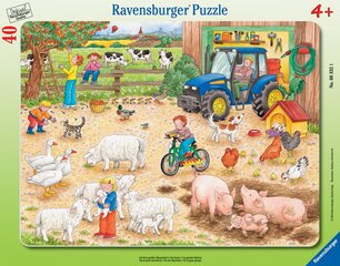 Dėlionė Ravensburger Didžiajame ūkyje, 40 d. kaina ir informacija | Dėlionės (puzzle) | pigu.lt