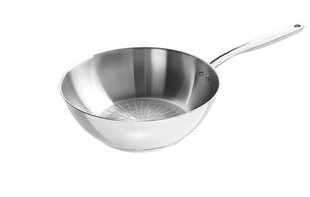 Fiskars keptuvė All Steel Pure Wok, 28 cm kaina ir informacija | Keptuvės | pigu.lt