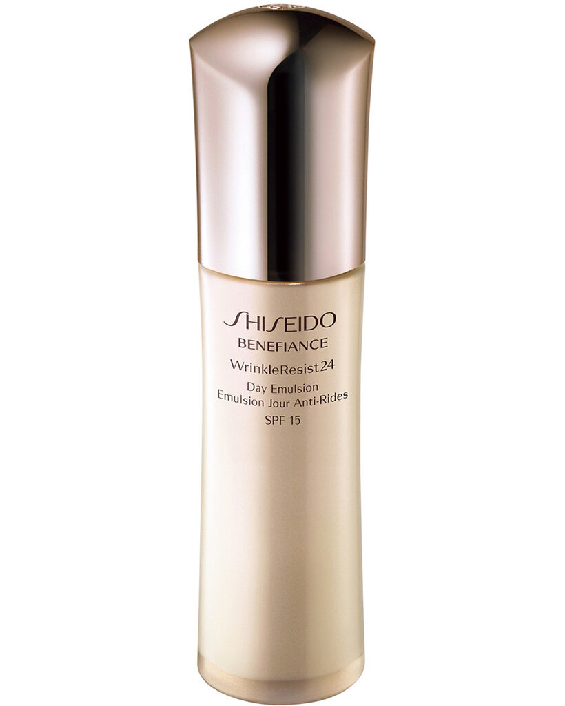 Veido emulsija dienai Shiseido Benefiance WrinkleResist24 SPF15 75 ml kaina ir informacija | Veido kremai | pigu.lt