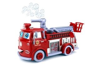 Muilo burbulus leidžianti ugniagesių mašina Lean Toys kaina ir informacija | Žaislai berniukams | pigu.lt