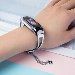 Watch Band Silver kaina ir informacija | Išmaniųjų laikrodžių ir apyrankių priedai | pigu.lt