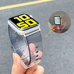 Сменный ремешок для Apple Watch 8/7/6/5/4/3/2/SE (45/44/42мм) Желтый цена и информация | Аксессуары для смарт-часов и браслетов | pigu.lt
