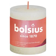 Bolsius Žvakės Shine, 4vnt., švelnios perlų, 80x68mm, cilindro formos цена и информация | Подсвечники, свечи | pigu.lt