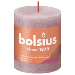 Bolsius Žvakės Shine, 4vnt., pelenų rožinės, 80x68mm, cilindro formos kaina ir informacija | Bolsius Baldai ir namų interjeras | pigu.lt