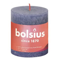 Bolsius Žvakės Shine, 4vnt., mėlynos, 80x68mm, cilindro formos kaina ir informacija | Žvakės, Žvakidės | pigu.lt