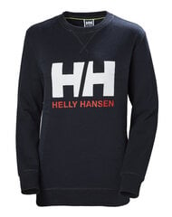 Helly Hansen женская спортивная кофта HH LOGO CREW, темно-синий L 907139743 цена и информация | Женские толстовки | pigu.lt