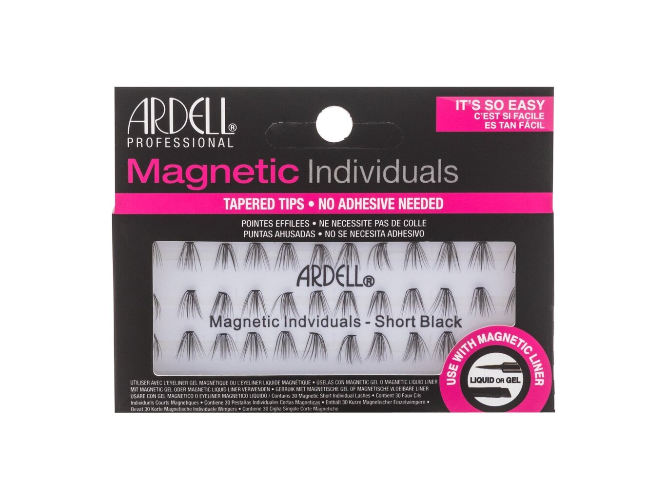 Priklijuojamos blakstienos kuokšteliais Ardell Magnetic Individuals Short, 36 vnt. kaina ir informacija | Priklijuojamos blakstienos, blakstienų rietikliai | pigu.lt