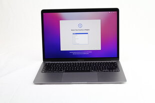 MacBook Air 2020 Retina 13" - M1 / 8GB / 256GB SSD / SWE / Space Gray kaina ir informacija | Nešiojami kompiuteriai | pigu.lt