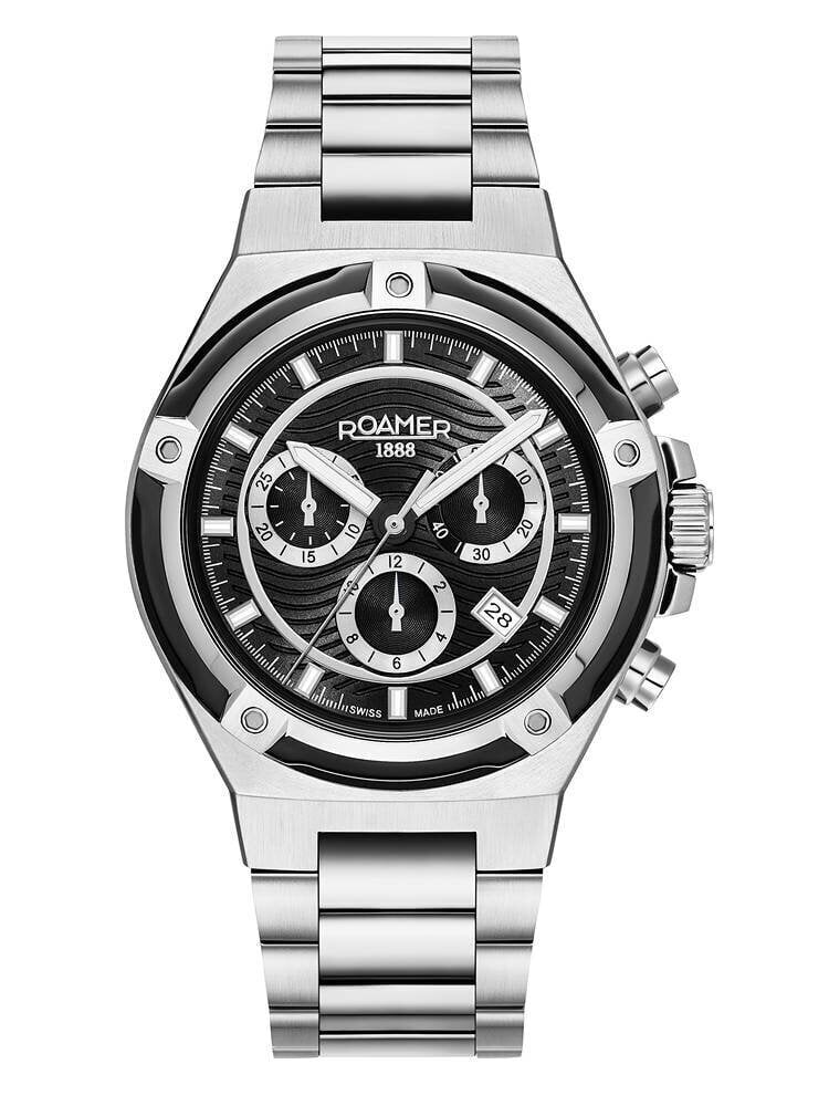 Laikrodis vyrams Roamer Tempomaster Chrono 221837 41 55 20 цена и информация | Vyriški laikrodžiai | pigu.lt