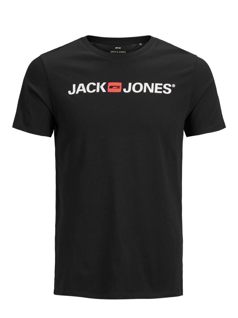 Marškinėliai vyrams Jack&Jones 1218498703, juodi kaina ir informacija | Vyriški marškinėliai | pigu.lt