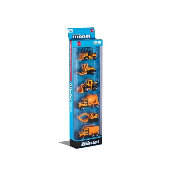Tianna toys Statybinių mašinėlių modelių rinkinys 1:64 kaina ir informacija | Lavinamieji žaislai | pigu.lt