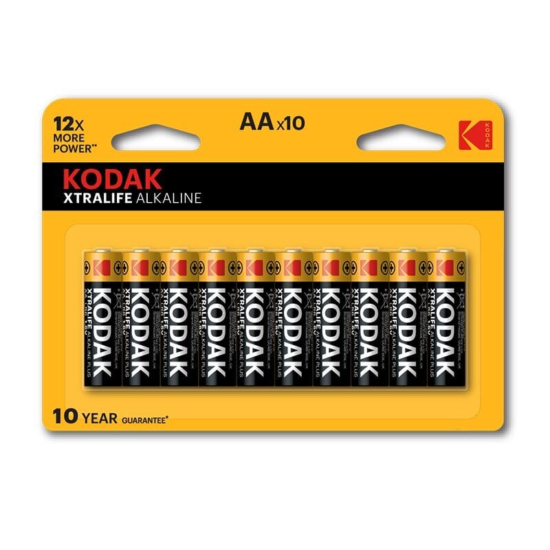 Kodak XTRALIFE šarminės AA baterijos, 10 vnt kaina ir informacija | Elementai | pigu.lt