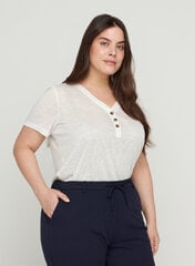Marškinėliai moterims Zizzi, balti kaina ir informacija | Marškinėliai moterims | pigu.lt