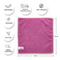 VILSTO mikropluošto šluostės, 10 vnt. pakuotėje, 30x30 cm, purpurinės цена и информация | Valymo reikmenys ir priedai | pigu.lt
