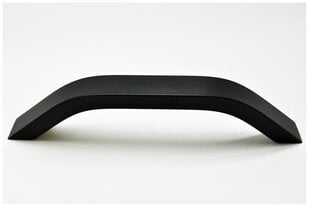 Rankena aliuminė metalinė, matinė juoda “Cento” 96 mm kaina ir informacija | Baldų rankenėlės | pigu.lt