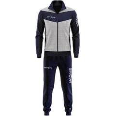 Мужской спортивный костюм Givova, серый цена и информация | Мужские термобрюки, темно-синие, SMA61007 | pigu.lt