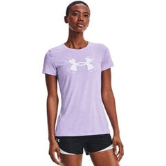 Marškinėliai moterims Under Armor Tech Twist Graphic SSC W 1366 125 532, violetiniai kaina ir informacija | Sportinė apranga moterims | pigu.lt