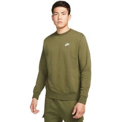 Джемпер мужской Nike Nsw Club Crw Ft M BV2666 326, зеленый цена и информация | Мужская спортивная одежда | pigu.lt