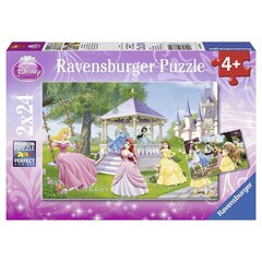 Dėlionės Ravensburger Disney Princess, 2x24 d. kaina ir informacija | Dėlionės (puzzle) | pigu.lt
