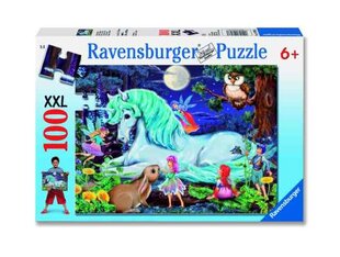 Пазл Ravenburger 100 шт зачарованный лес цена и информация | Пазлы | pigu.lt