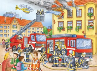 Пазл Ravensburger 100 XXL шт. Пожарная служба цена и информация | Пазлы | pigu.lt