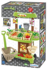 Parduotuvė su daržovėmis Ecoiffier, 35 det. kaina ir informacija | Žaislai mergaitėms | pigu.lt