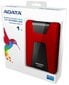 Adata HD650 2.5'' 1TB, USB 3.0, Raudona kaina ir informacija | Išoriniai kietieji diskai (SSD, HDD) | pigu.lt