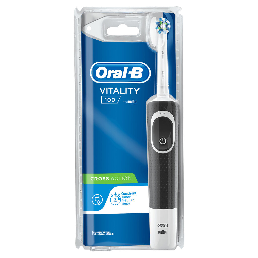 Oral-B Braun Vitality 100 CrossAction kaina ir informacija | Elektriniai dantų šepetėliai | pigu.lt