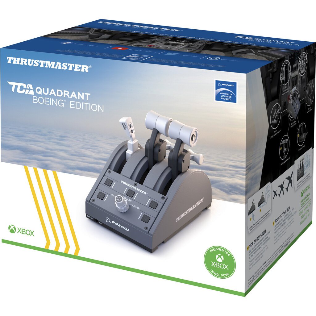 Thrustmaster TCA Quadrant Boeing Edition (4060219) цена и информация | Žaidimų vairai  | pigu.lt