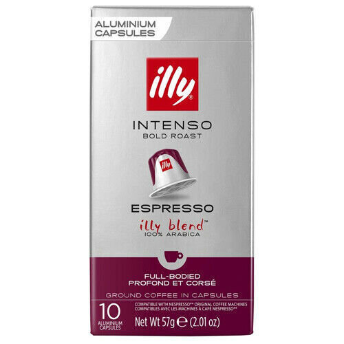 Kavos kapsulės Illy Nespresso Intenso, 10 vnt. цена и информация | Kava, kakava | pigu.lt