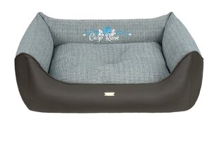 Cazo Soft Bed Blue Rose кровать для собак 63x48cm цена и информация | Лежаки, домики | pigu.lt
