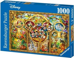 Пазл из лучших тем Диснея Ravensburger, 1000 д. цена и информация | Пазлы | pigu.lt