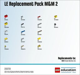 2000709 LEGO® Education atsarginių dalių rinkinys M&M kaina ir informacija | Konstruktoriai ir kaladėlės | pigu.lt